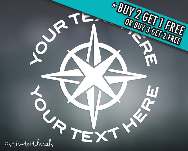 Ship Wheel Sticker Sailboat Nautical Boat Ocean Sailing Car Bumper Vinyl Decal