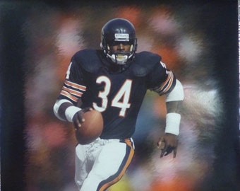 1993 Walter Payton - Ford - Hall of Fame Poster