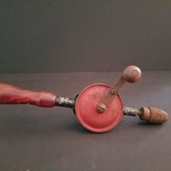 Vintage Hand Crank Drill Egg Beater