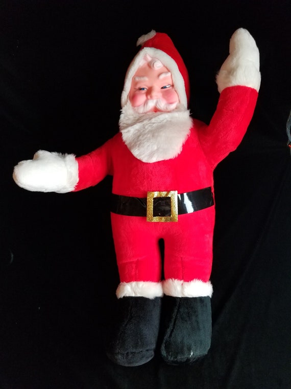 large stuffed santa