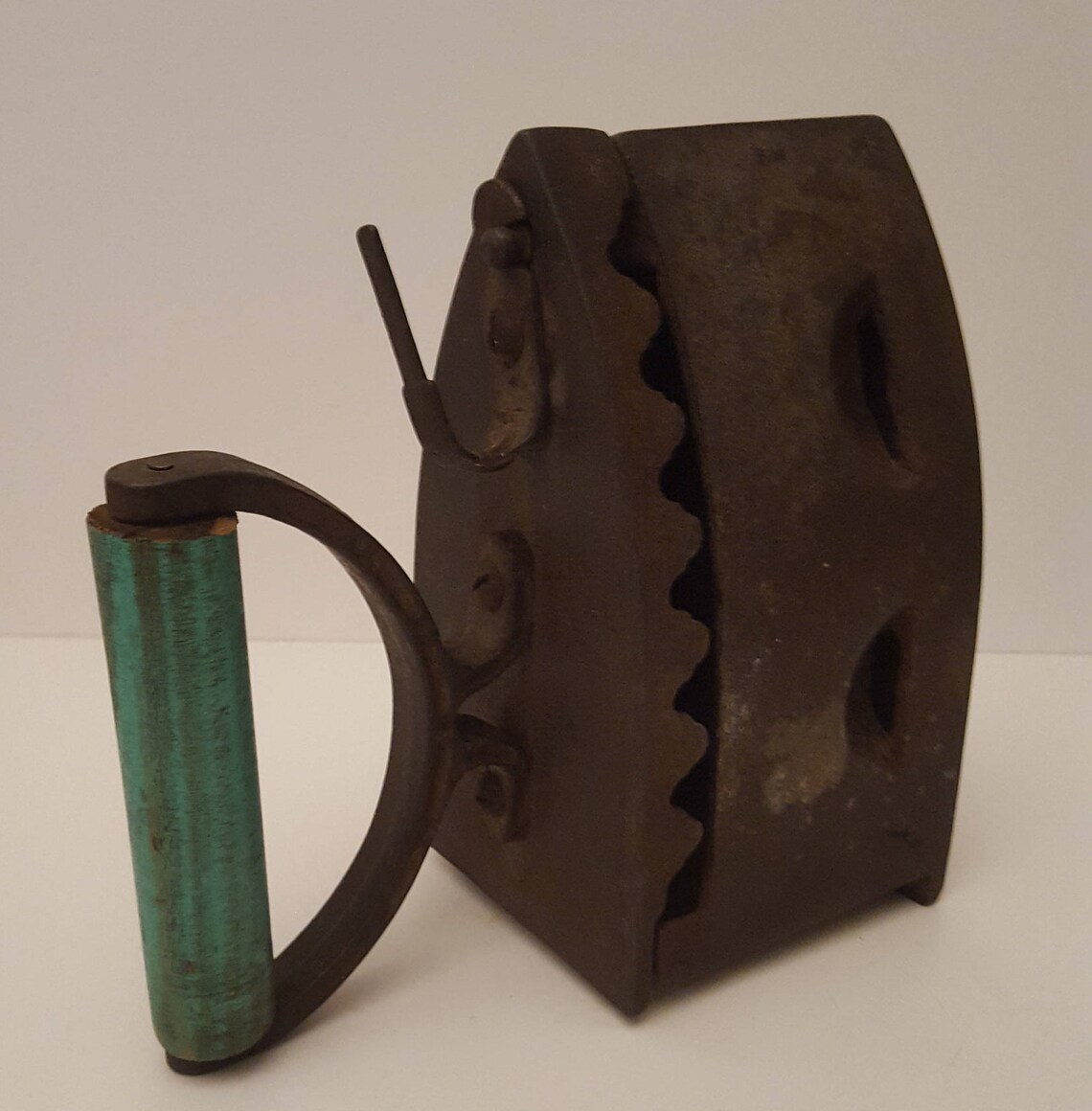 Antique Coal Iron Etsy