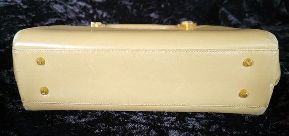 Vintage Koret Beige Calfskin Leather Handbag - image 5