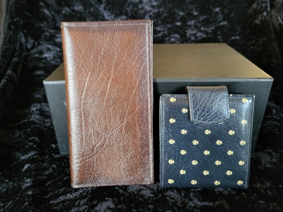 Set of Two Vintage Calfskin Wallets Lord and Tayl… - image 1
