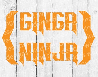 Ginga Ninja digital SVG file