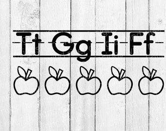 TGIF school days SVG file