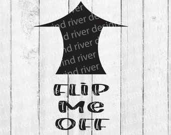 Flip Me Off SVG file