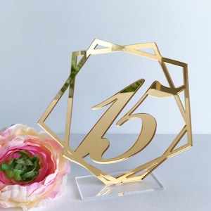 Acrylic table numbers White wedding table numbers Mirror Gold Table numbers Table numbers wedding Wedding number Custom Table Numbers