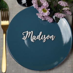 Wedding place card, Personalized wedding place table cards Laser Cut Names Place Setting Wedding Name Cards Place Names Table Decor