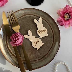Personalisierte Hase Ostern Korb Tag benutzerdefinierte Ostern Tischkarte Name Ostern Korb Name Charme Kind Ostern Korb Kind Geschenk Hase Korb Tag