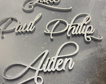Wedding place cards Laser Cut Name signs Place wedding place cards Setting Sign Dinner Party Cards Wedding Decor Personalized place cards