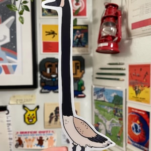 A Very Long  Goose Vinyl Sticker