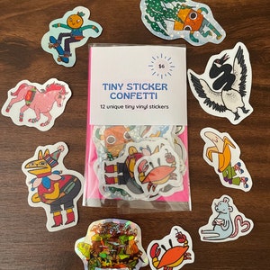 Tiny Confetti Stickers!