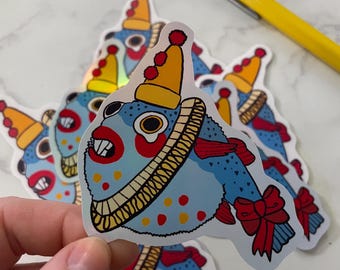 Clown Fish, Vinyl Sticker