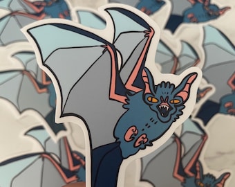 Spooky Little Bat, Vinyl Sticker