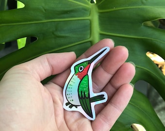 Another Little Vinyl Humming Bird Sticker