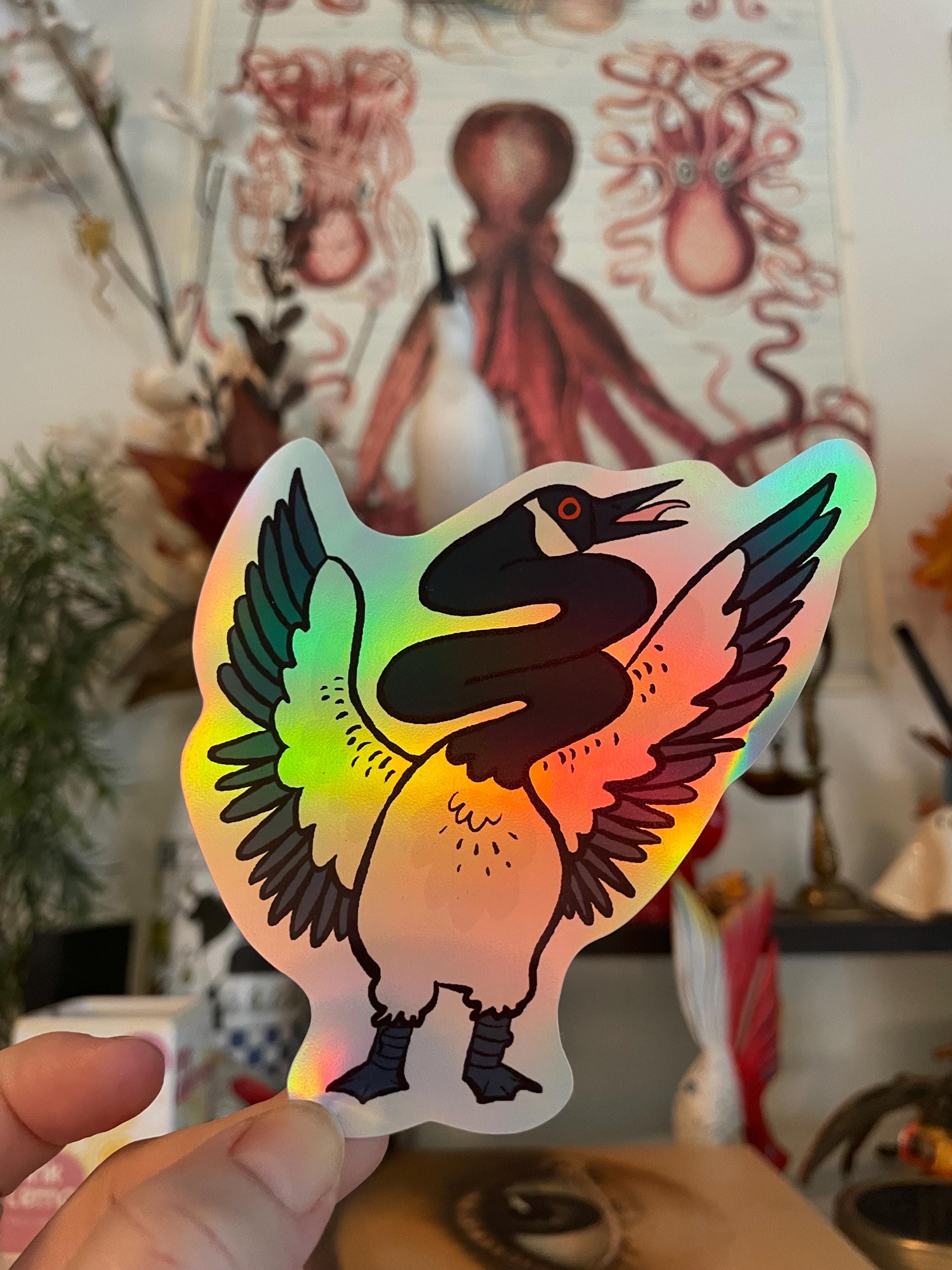 Sticker Bundle Goose Lots of Geese Sticker Pack! Holographic Vinyl Stickers - Etsy