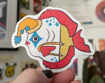 Clown Fish, Vinyl Sticker