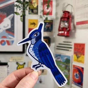 Blue Jay Vinyl Sticker