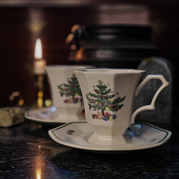 Nikko Christmastime Tea Cup and Saucer