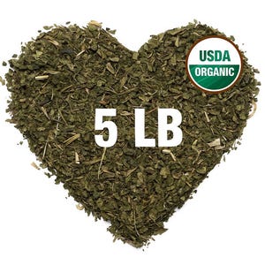 Organic Lemon Balm (Melissa officinalis) – 5 lb Bulk