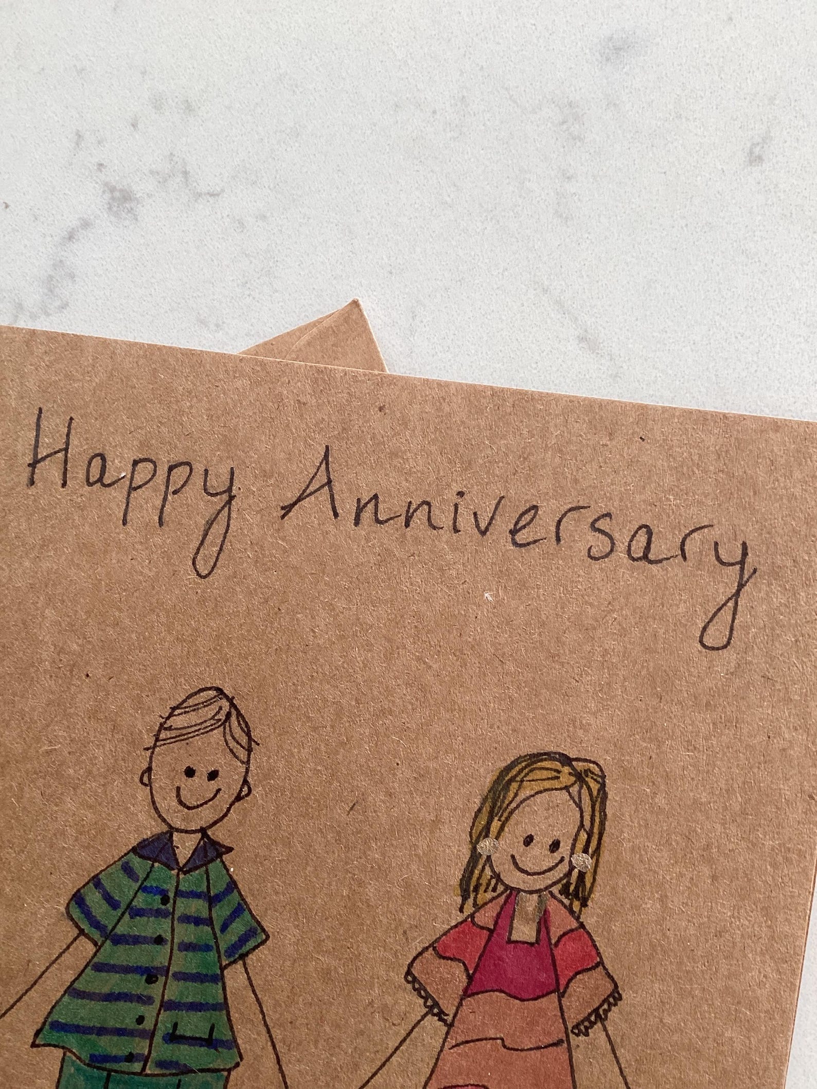 Handmade Anniversary Card: Custom Made-to-order - Etsy