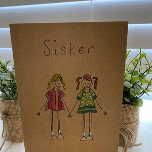 Gepersonaliseerde familieverjaardagskaarten, moeder, vader, opa, opa, broer, zus,