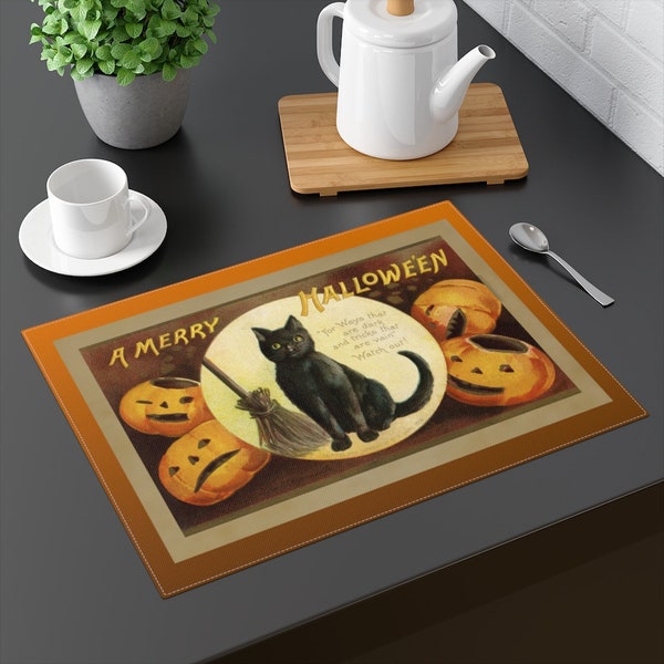 Halloween Placemat Etsy