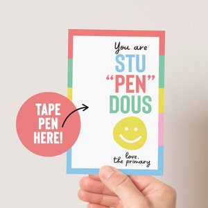 You are stupendous, LDS Primary gift printable, Primary birthday gift, LDS primary teacher gift, Primary birthday printable,  LDS gift tag