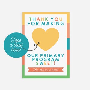 Primary program thank you printable, LDS Primary program gift, 2024 Primary presentation, LDS kids printable, Latter Day Saint art, Gift tag