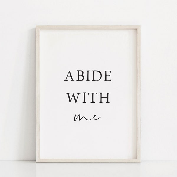 Abide in Me - Etsy