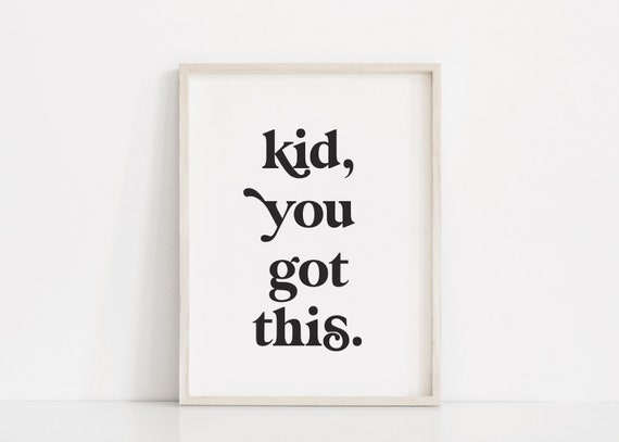 Neutral kids wall art, Playroom wall decor, Black and white nursery prints, Boys room printable, Homeschool wall art, Modern Kids room print