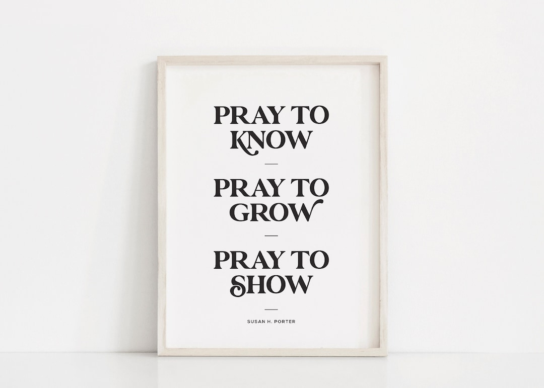 LDS Primary Printable, LDS Wall Art, Susan H Porter Quote, General ...