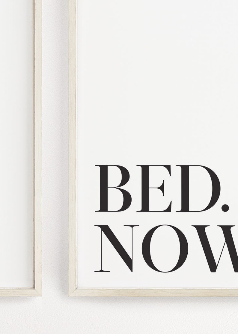 You me bed now, Set of 2 bedroom prints, Above bed wall art, Funny bedroom wall decor, Bedroom wall prints, Bedroom quote, Bedroom print set image 4