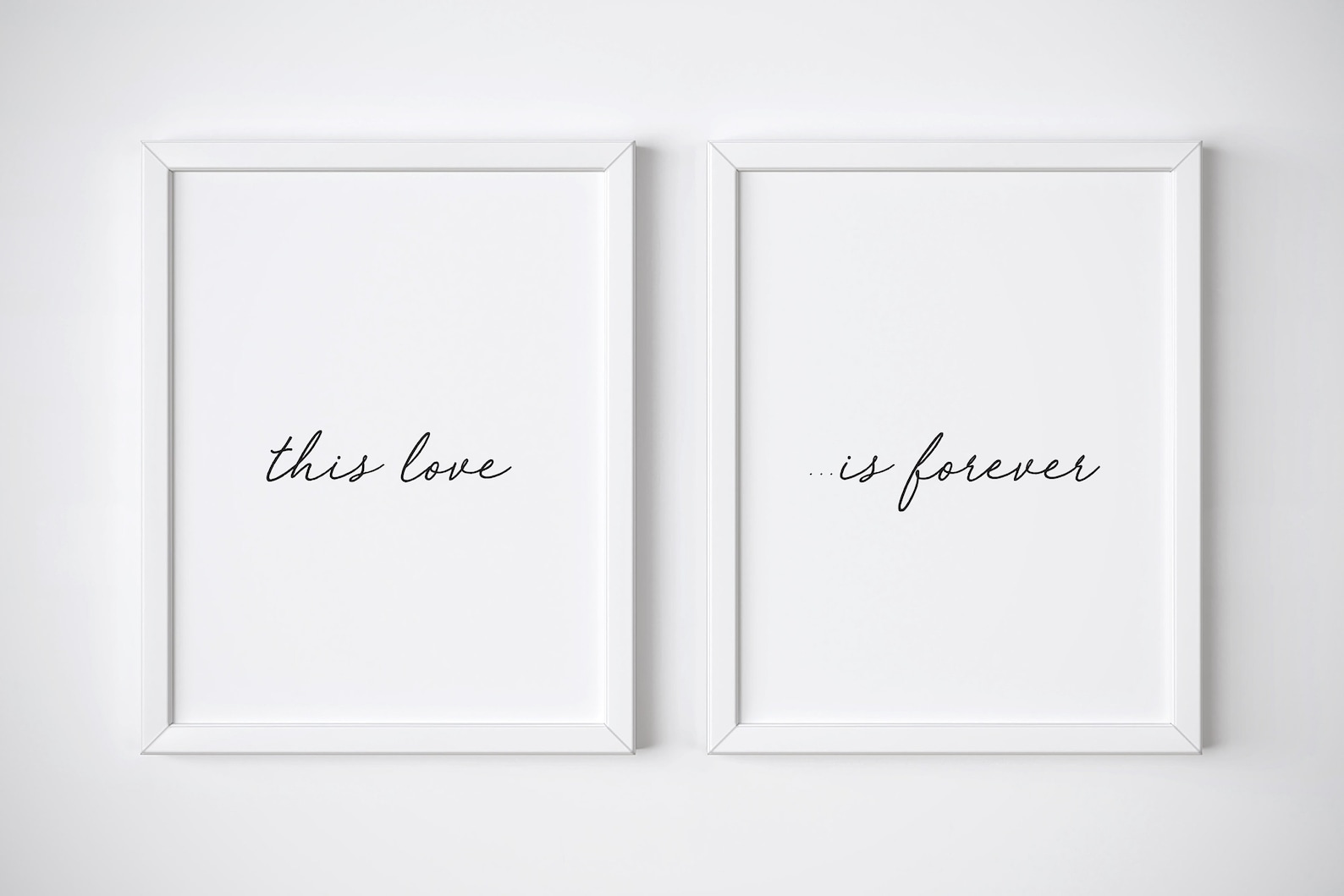 Bedroom Love Wall Art Minimalist Bedroom Art Couple Love | Etsy