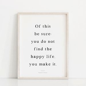 Latter Day Saint art, Lds quotes wall art, Life quotes wall art, Christian wall print, Mormon print, Happy quotes wall art, Of this be sure