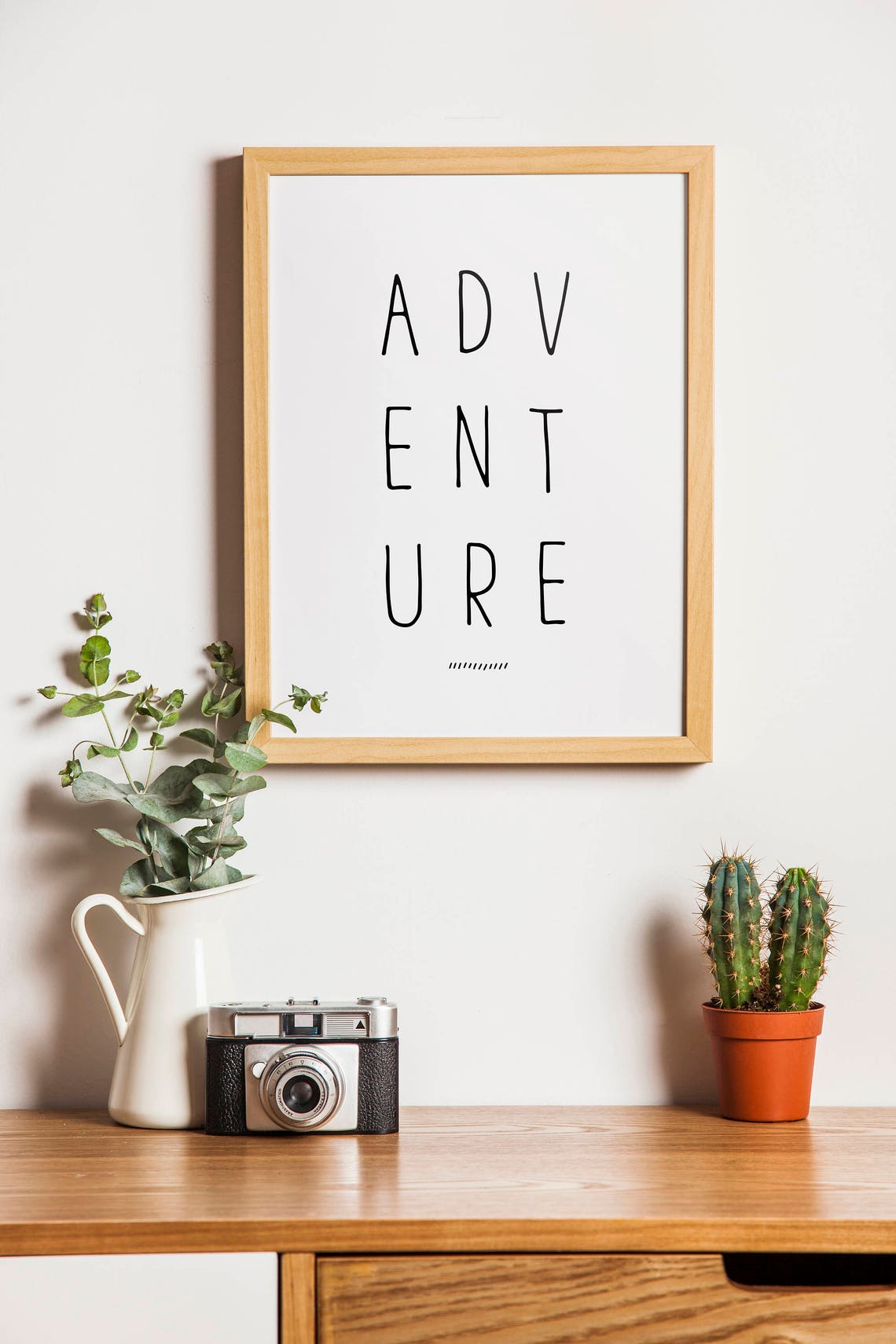 Adventure Quote Wall Art Minimalist Nursery Printable Black - Etsy