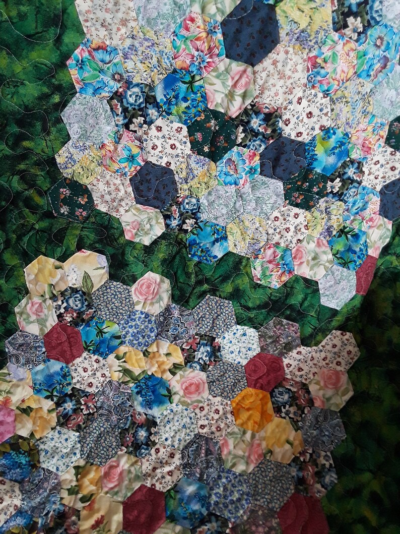 Wildflowers Quilt 54 X 67 New Made by Me in the U.S.A. Etsy