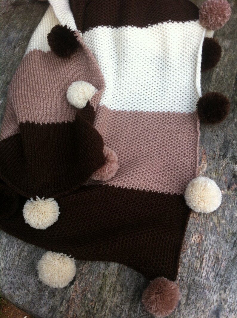 Sale Baby Blanket Merino Baby Blanket Striped Blanket Etsy UK