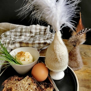 Patrón de tejido acogedor de huevos de Pascua - Descargar PDF