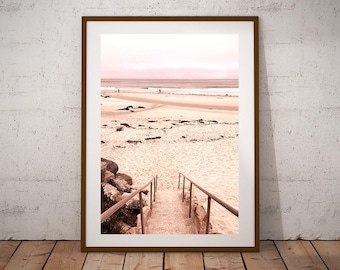 Carmel beach, printable poster, photography, instant download, art print, download and print