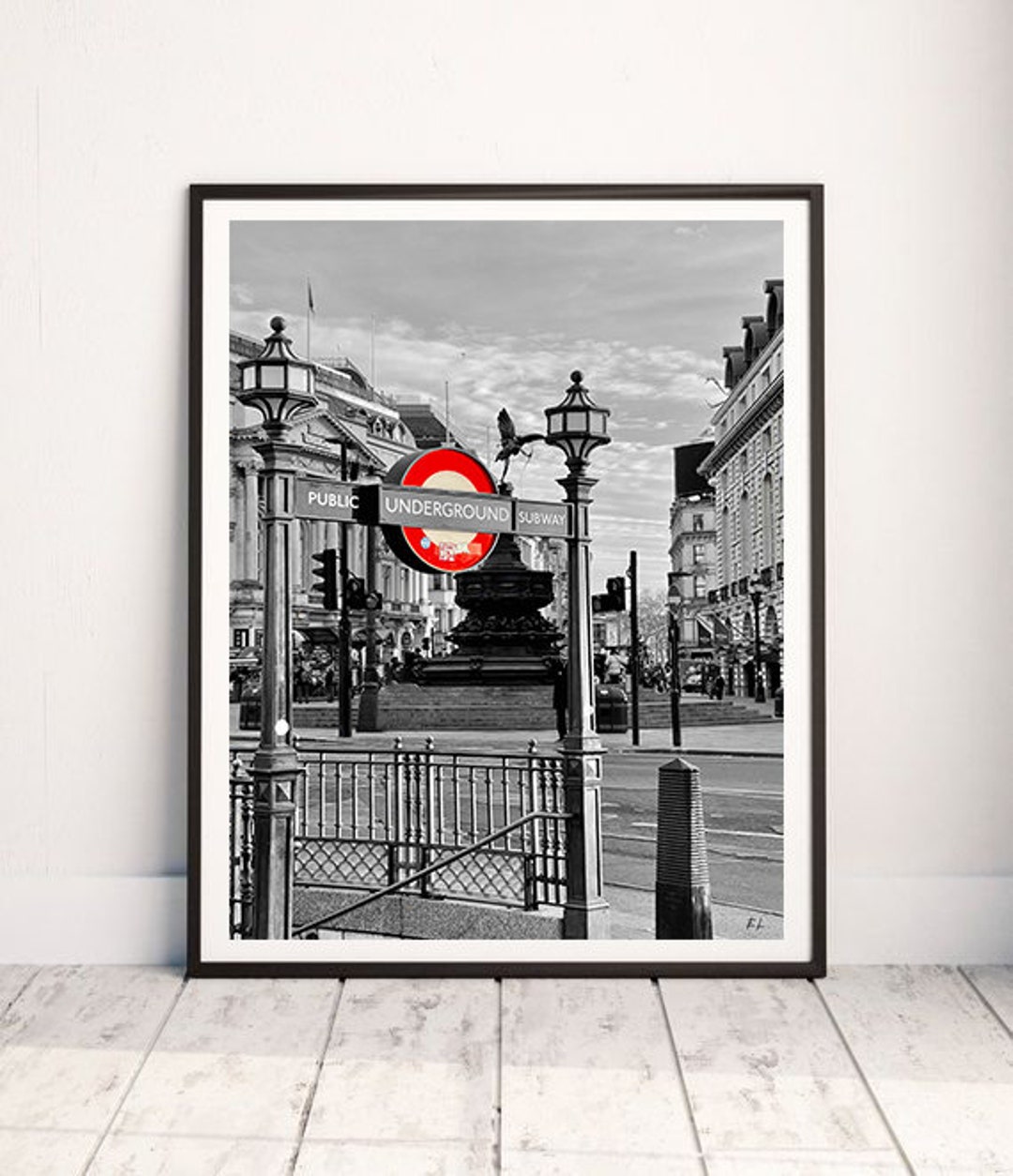 London Underground, Printable Bw Photography, Home Decor, Wall ...