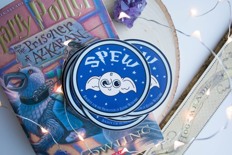 SPEW Badge Dobby Sticker 3 inches // Harry Potter Gift // | Etsy