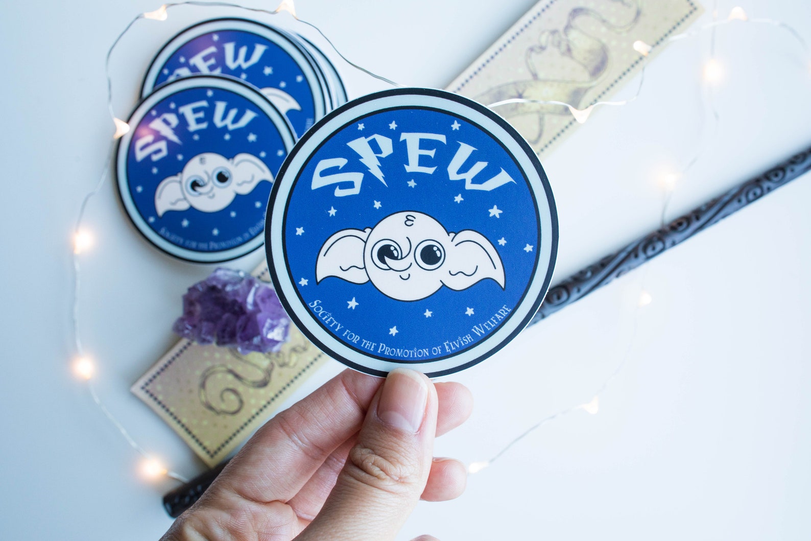 SPEW Badge Dobby Sticker 3 inches // Harry Potter Gift // | Etsy
