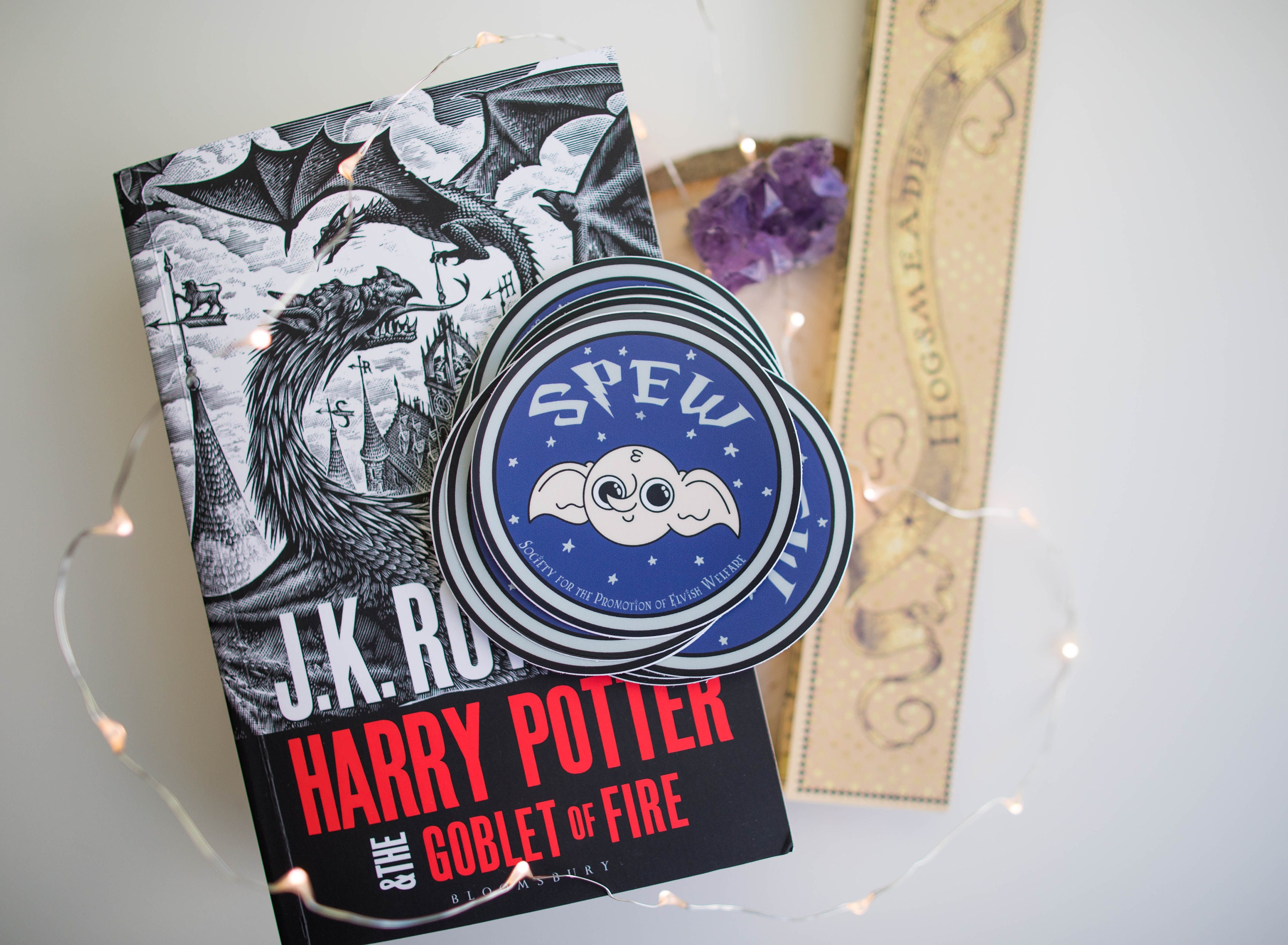 SPEW Badge Dobby Sticker 3 inches // Harry Potter Gift // | Etsy