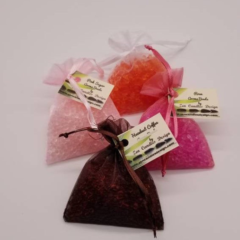 Aroma Beads Scented Sachet Car Air Freshener Etsy