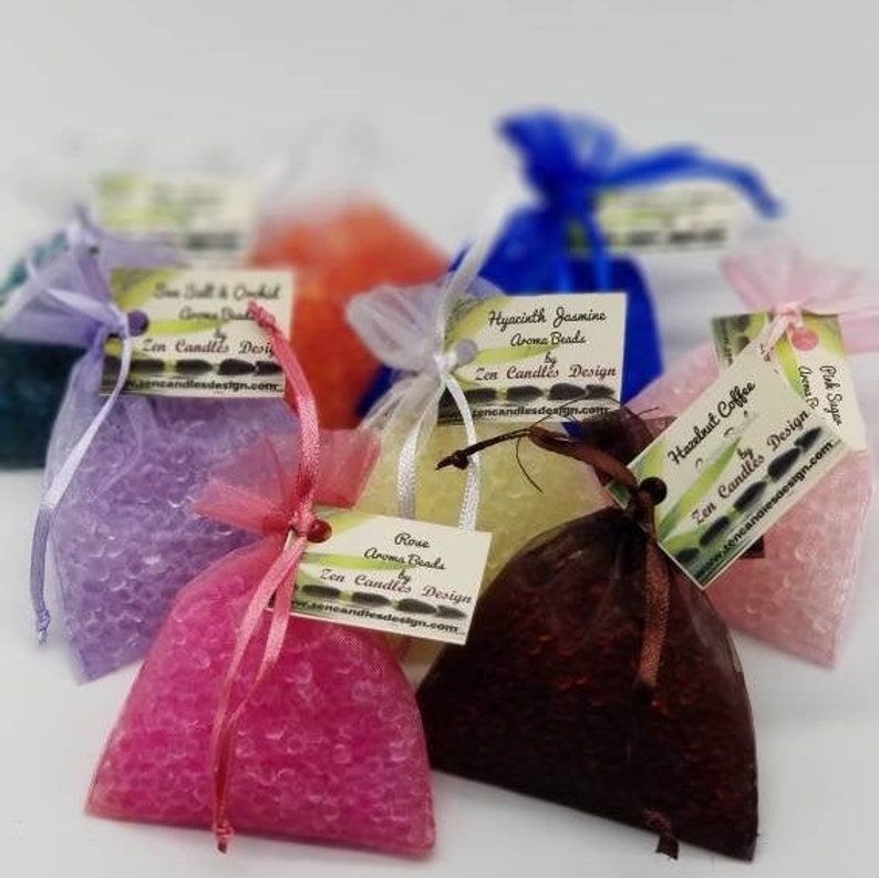 Aroma Beads Scented Sachet Car Air Freshener Etsy