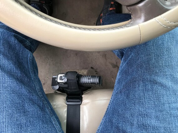 TAIGEAR Ambidextrous Vehicle Gun Holster – Fits Most Autos & Revolvers (Small To Large)