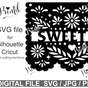 Sweet 16 decoration svg, Sweet 16 svg, My sweet 16 svg, 16 Birthday svg, Sweet 16 banner svg