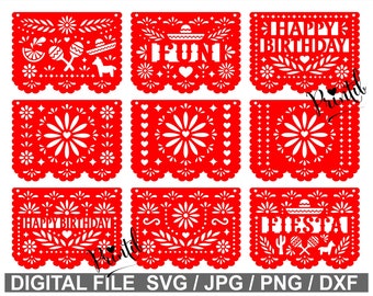 Fiesta Banner Svg Etsy