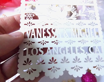 Papel Picado Save the Date: Fiesta Wedding Invitation